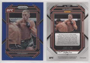 2023 Panini Prizm UFC Blue Prizm /175 Ian Machado Garry Ian Garry #107