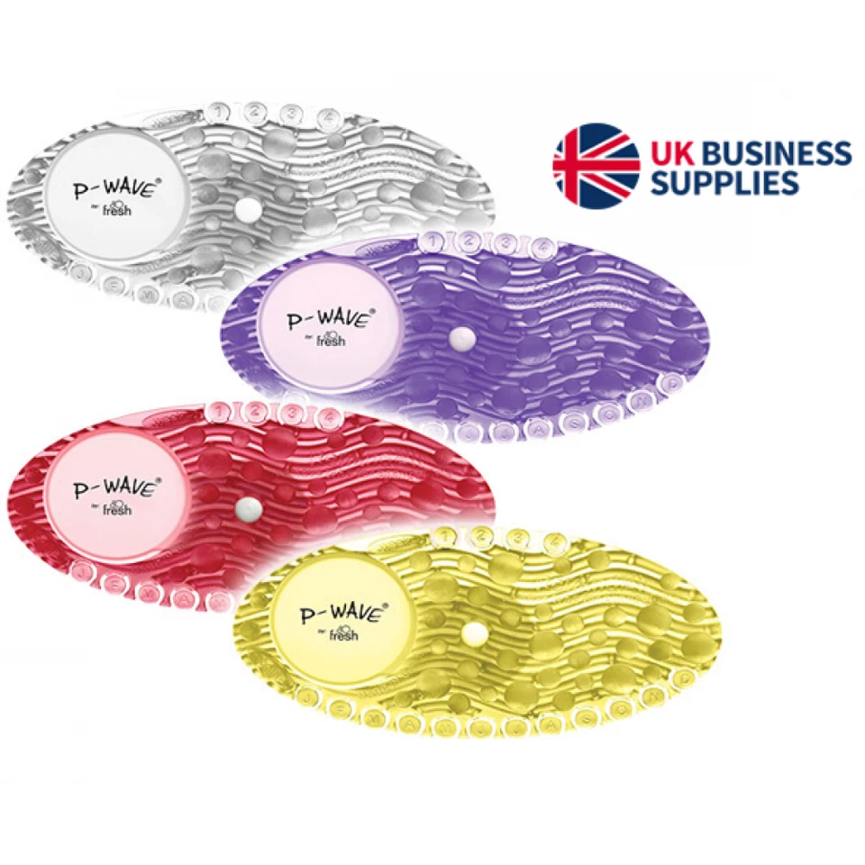 P-WAVE UKB P-Wave P-Curve Stick On Air Freshener All variations By 10 Get 2 Free Holders