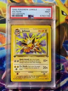 POKEMON 1999 1ST EDITION JUNGLE JOLTRON #20 NON HOLO  PSA MINT 9 - Picture 1 of 2