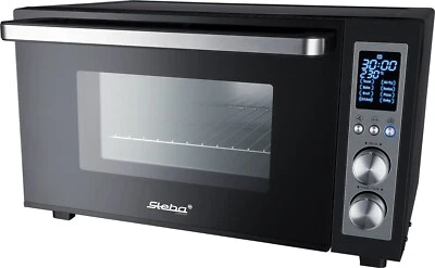 Steba digitaler Air Fry Grillbackofen KB E300 Backofen Umluft Drehspieß schwarz - Bild 1 von 4