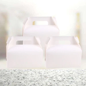 24 Pcs Macaron Verpackung Box Kuchen Box Mit Griff Karton Favor Boxen - Bild 1 von 11