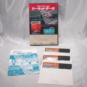 Grand Prix Circus Circuit Data PC-9801 5"2HD PC98 Not Tested Japan - Picture 1 of 10