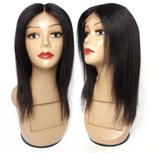 Nuevo 4 Pelucas de Cierre de Encaje Pelucas de Cabello Humano para Mujer Negra 4*1 T Parte Peluca de Encaje EE. UU. - Imagen 1 de 6