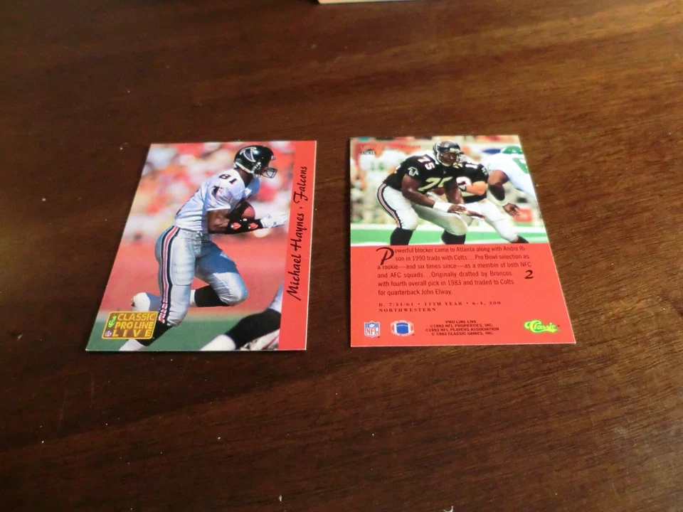 1993 Classic Pro Line Live Football-Complete Your Set-.99 Singles-(#1-283) - Image 1 of 1