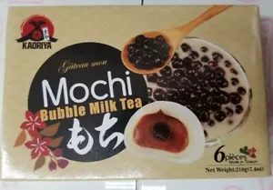 Bubble Boba Tapioca Milk Tea Dessert Daifuk Mochi rice cake Snacks - Picture 1 of 3