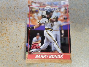 Barry Bonds Pittsburgh Pirates Line Drive Collect a Books PROOF 1991 SCARCE WOW