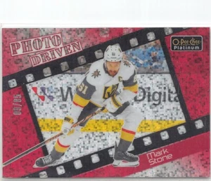 2023-24 O-Pee-Chee Platinum Photo Driven Red Pixel #PD4 Mark Stone /85 - Picture 1 of 2