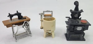 Vintage Refrigerator Magnets - 3 Antique Acme Household Appliances - Picture 1 of 5