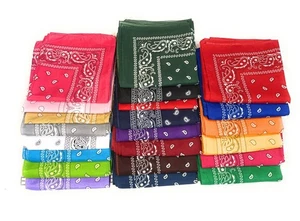 10 Pack Bandanas Paisley Print Cowboy Bandana Handkerchiefs - Picture 1 of 12