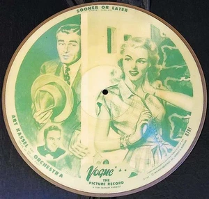 Art Kassel - Sooner or Later / I Love You Vogue Picture Disc - Picture 1 of 2