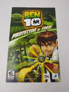 Ben 10: Protector of Earth Sony PlayStation 2, 2007 PS2 solo manual de repuesto - Imagen 1 de 2