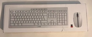 CHERRY STREAM DESKTOP, Kabelloses Tastatur- und Maus-Set Weiß - Bild 1 von 5