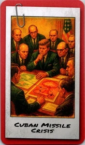 2024 Zendecks Historical Events CUBAN MISSILE CRISIS art card Free Ship - Picture 1 of 2