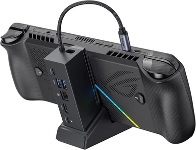 Docking Station Compatible with ROG Ally X/ROG Ally/Steam Deck/Legion Go, 6-In-1 - Image 1 of 4