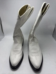 Durango Women's White Leather 11" Boots RD4111 Size 6.5M - Picture 1 of 19