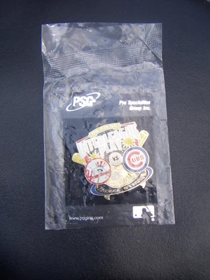 2005 New York Yankees NY vs Chicago Cubs Interleague Play Yankee Stadium pin MLB - Image 1 of 4