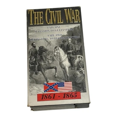 The Civil War 1861-1865 VHS 2-Tape Set 1993  - Image 1 of 4