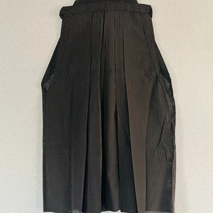 Men's Japanese Kimono HAKAMA Vintage Samurai Pants Type brown export from JAPAN - Picture 1 of 24