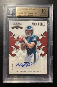 Autógrafos Rookies & Stars Crusade 2012 rojo/149 Nick Foles RC Auto Gem 10 ⭐️ - Imagen 1 de 5