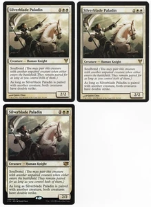 Silverblade Paladin x3 3x Various Sets White Rare Creature MTG NM AZ2 - Picture 1 of 2