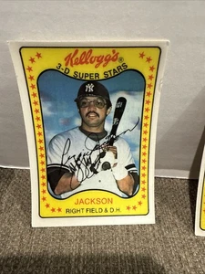Kellogg's #3 1981 Reggie Jackson New York Yankees - Imagen 1 de 7