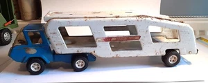 VINTAGE METAL TOY 'TONKA' MOTOR MOVER - BLUE/WHITE - Picture 1 of 11