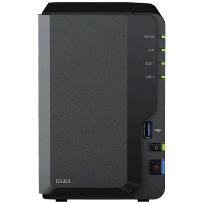 Synology DiskStation DS223 NAS-Server Gehäuse 0 GB 2 Bay USB 3.2 Gen 1 - Bild 1 von 4