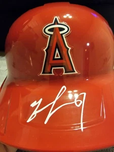 Nelson Rada Los Angeles Angels Auto Signed Full Size Helmet Beckett Witness Holo - Picture 1 of 5