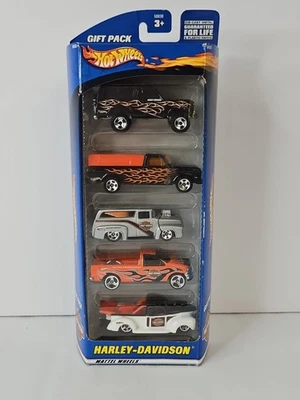 Harley-Davidson Hot Wheels Mattel Wheels paquete de regalo de 5 camiones 2000 de colección Y2K nuevo Foto 1 de 4