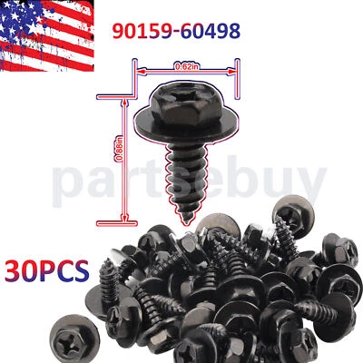 30 piezas Tornillo Perno Retenedor Guardabarros Forro Bajo Cubierta Para Toyota MR2 Spyder 2000-05 Foto 1 de 4