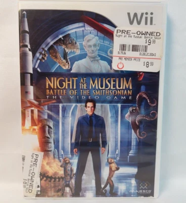 Night at the Museum Battle of the Smithsonian Nintendo Wii 2009 Booklett Tested - Image 1 of 4