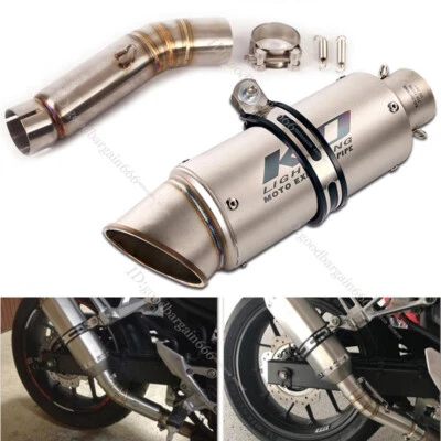 Silenciadores de 51 mm tubo de escape para motocicleta Honda CBR500R CB500X CB500F 2013-2019 Foto 1 de 4