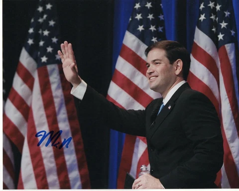 SENATOR MARCO RUBIO SIGNED AUTOGRAPHED 8X10 PHOTO - FLORIDA, DONALD TRUMP E Cover