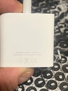 Apple A1305 Thunderbolt Mini Display Port to DVI Cable Monitor Adapter(U6,2J) - Picture 1 of 4