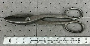 Vintage P S & W Co Original 1819 Tin Snips Sheet Metal Shears Cutters - USA 9 - Picture 1 of 12