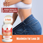 Thermogenic Belly Fat Burner Pills to Lose Stomach Fat, Weight Loss (3-Pack)