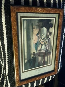 Vintage Framed Dan Toigo Print Titled Hall Tree - Picture 1 of 3