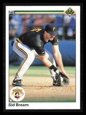 Sid Bream 1990 Upper Deck #250  Pittsburgh Pirates