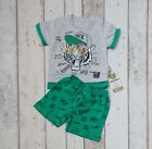 FAB Baby Boy Tiger Themed T-Shirt &amp; Shorts Outfit - Minitix (0 - 3 months)