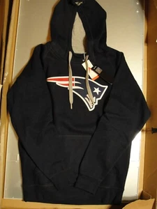 New England Patriots Antigua Navy Victory Pullover Hoodie - Men's Medium - Picture 1 of 8