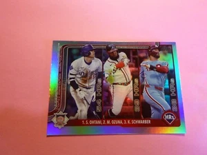 Ohtani/Ozuna/Schwarber 2025 Topps Rainbow Foil # 144 - Imagen 1 de 1