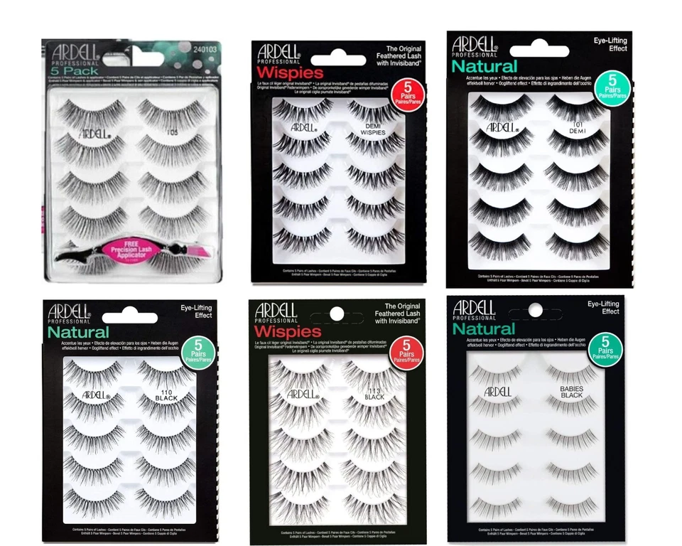 Ardell - 5 Pairs - Demi Wispies/Wispies/101 Demi/105/110/Babies/Wispies 113 - Image 1 of 1