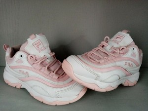 pink fila ray trainers