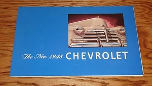 Chevrolet 1948 folleto desplegable de ventas de línea completa 48 Chevy Fleetline Stylemaster - Imagen 1 de 2