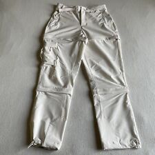 The North Face Bridgeway Zip-Off Pants Gardenia White Womens Size 4