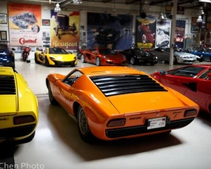 Jay Leno's Garage Lamborghini Muira Countach Mclaren P1 F1 SLR 8x10 Print Poster - Bild 1 von 1