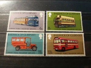 Guernsey Stamps 1979 Public Transport .Complete Set. MNH - Picture 1 of 1