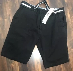 Mens Blu Rock premium clothing casual shorts sz 38 NWT belt included B17 - Picture 1 of 8