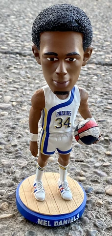 Mel Daniels #34 Limited Edition Indiana Pacers 50th Anniversary Bobblehead Cover