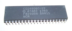 Neuf NCR Atari 800 XL Xe Ordinateur Console Mpu CPU Ic Puce C014806C-29 Sally - Photo 1/2